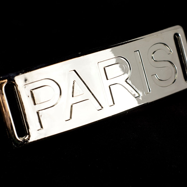 'Paris' Silver Belt Buckle