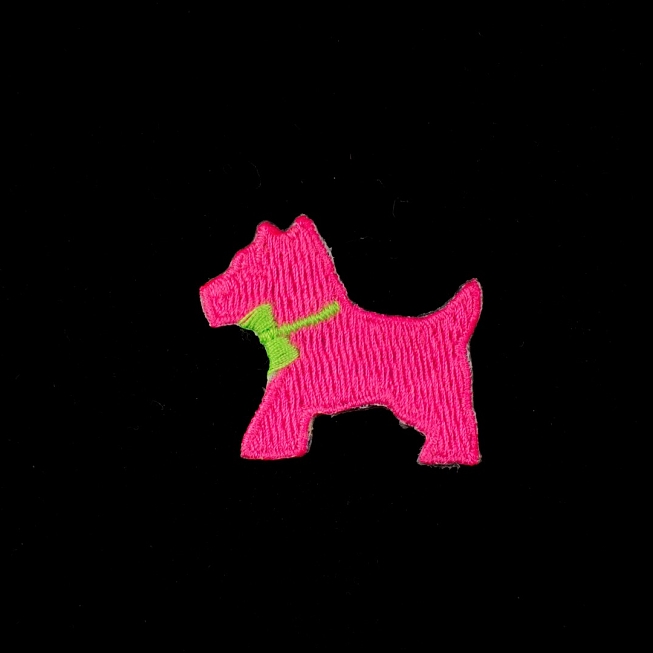 Pink Dog Patch, 10pcs