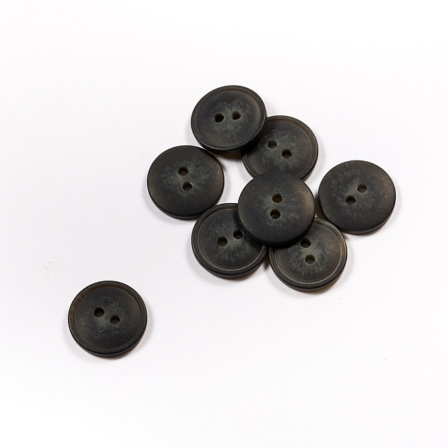 28L Dark Grey Buttons, 100pcs