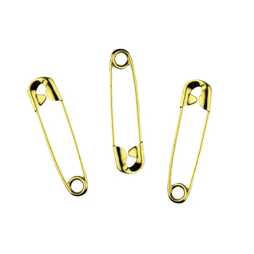 Goldilocks Brass Safety Pins