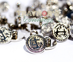 Anchor Buttons, 50pcs