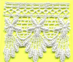 60mm Guipure Lace Edging, 27.4m