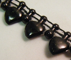 Heart Drop Strung Beads