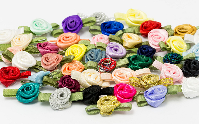 Fabians Haberdashery & Trimmings | Trimmings | Ribbon Roses & Bows ...