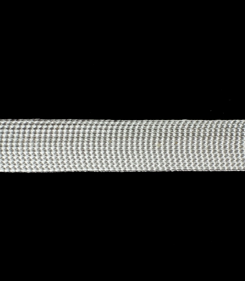 20mm White Rayon Braid, 25m