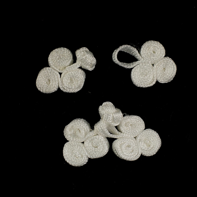 White Clover Frog Fasteners, 10 Pairs