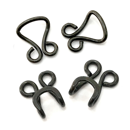 Size 4 Corset Hooks & Eyes Set - 60 Pairs