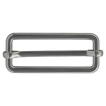 Silver Sliding Bar Buckle, 25pcs