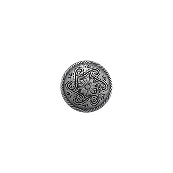 Antique Silver Tyrolese Button, 25pcs