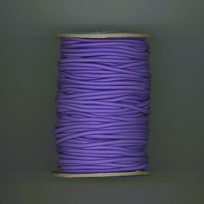 2.5mm Round Coloured Elastic Cord, 50m