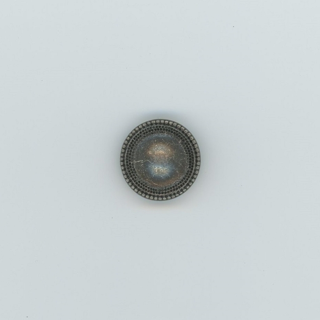 32L Antique Silver Button, 25pcs