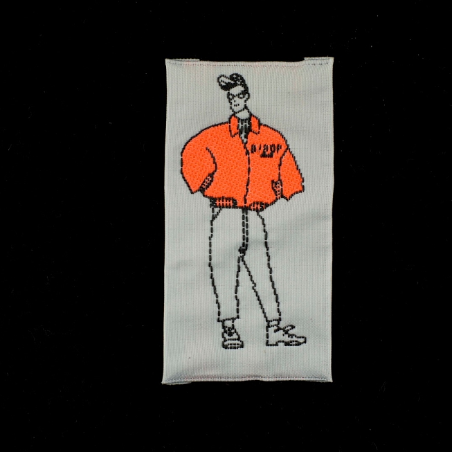 Orange Jacket Patch, 5pcs