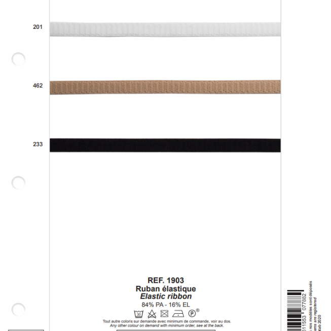 8mm Bra Strap Elastic