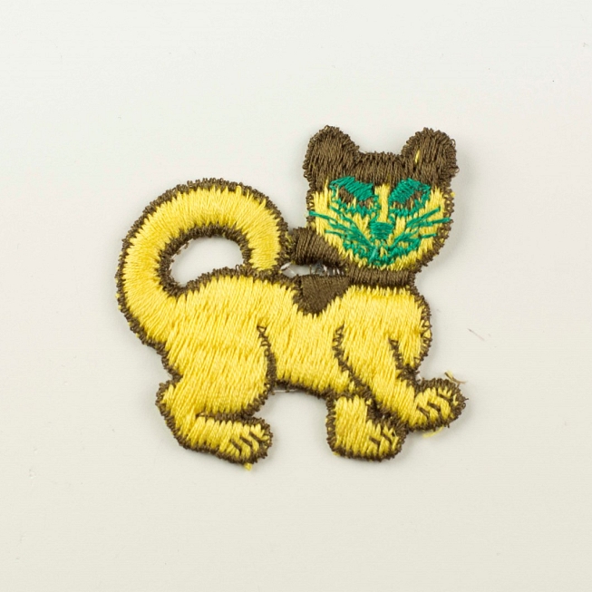 Yellow Cat Patch, 5pcs