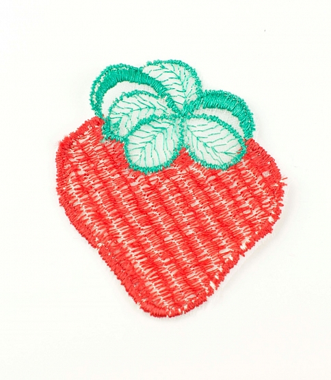 Red Strawberry Patch, 5pcs