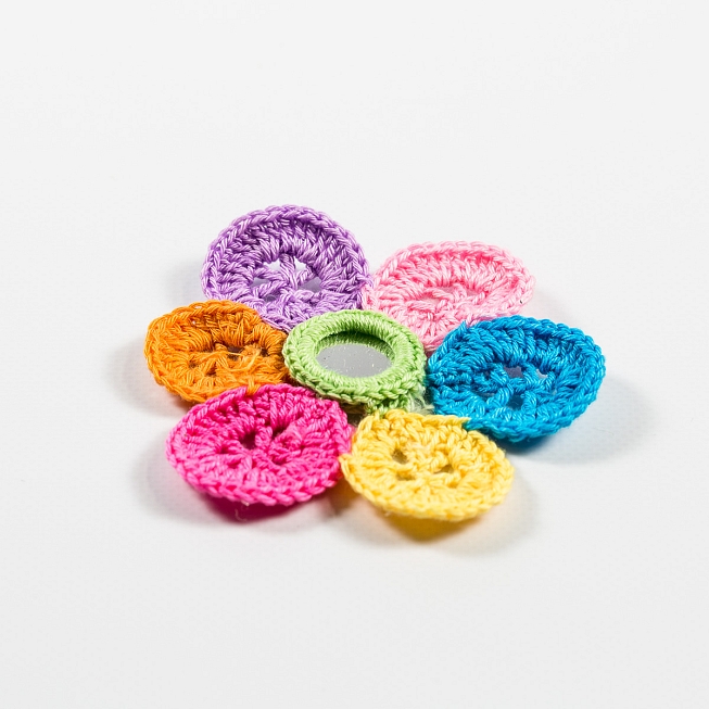 Multi-Color Flower Patch, 10pcs