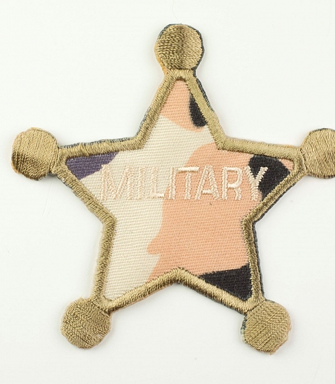 Military Star Patch, 5pcs