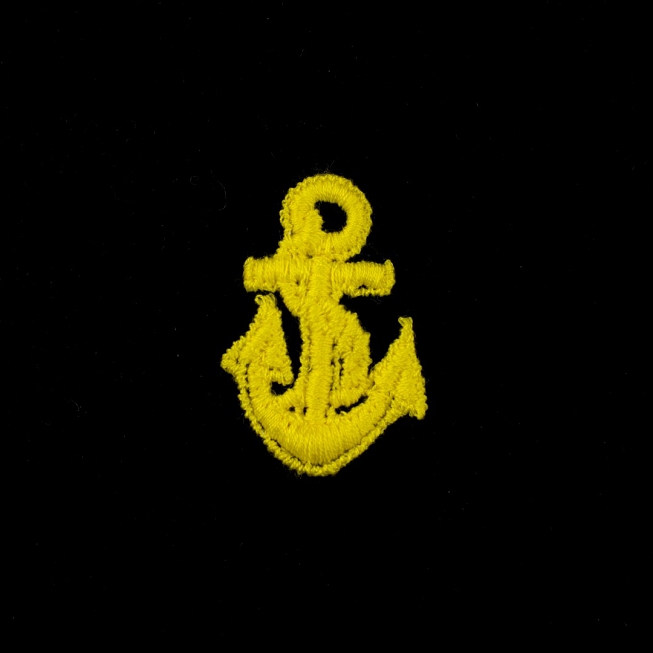 Small Yellow Anchor Patch, 12pcs