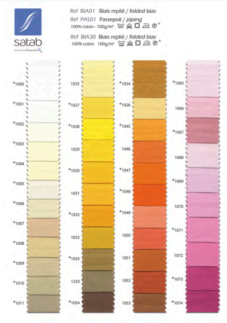 Satab Cotton Bias Binding, 25m