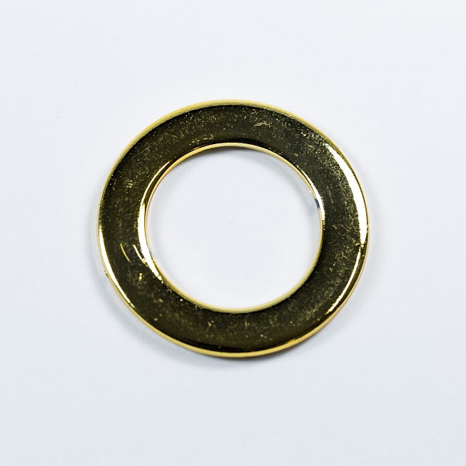 35mm Round Gold Ring