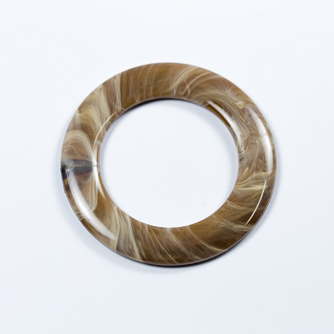 Brown Marble Slider Ring