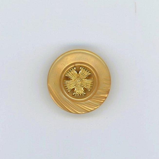 40L Marigold Button, 25pcs