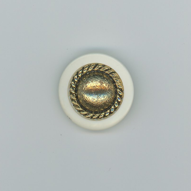 Gold Centre Shank Button, 25 pcs