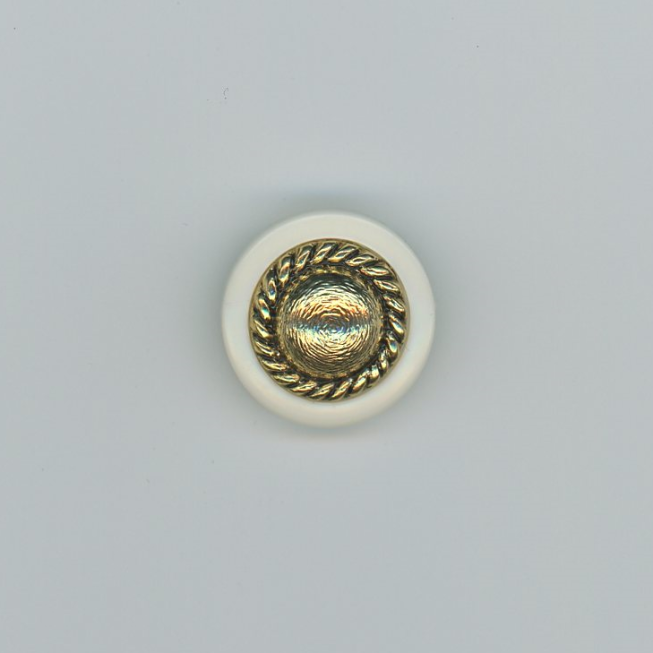 Gold Centre Shank Button, 25 pcs