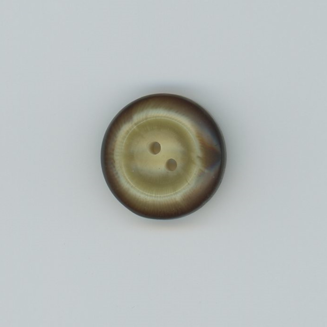 2-Hole Super Chunky Horn Button, 25pcs