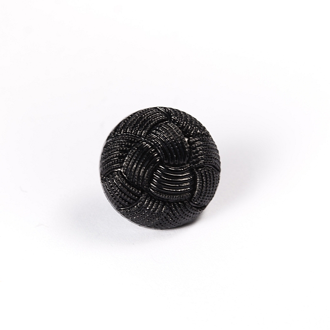 Black Knot Shank Button, 100pcs