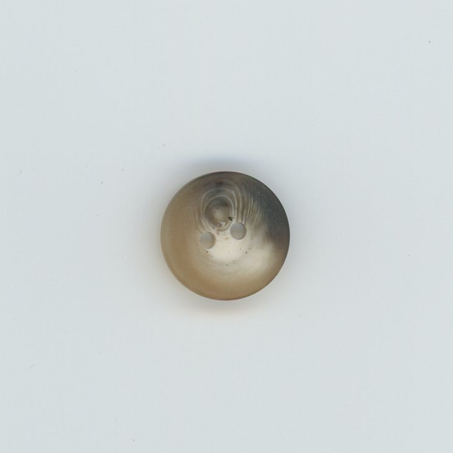 2-Hole Matte Horn Shank Buttons, 25pcs