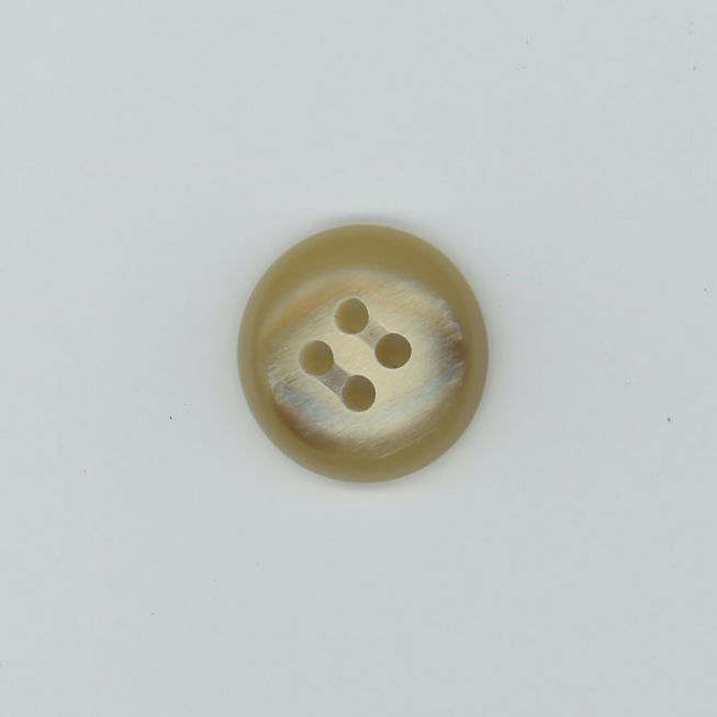 34L 4-Hole Cream Button, 25pcs