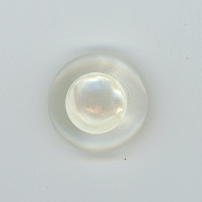 Vintage Flat Top Pearl Button, 25pcs