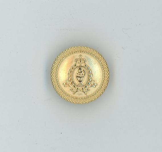 Matt Gold Military Shank Button, 25pcs