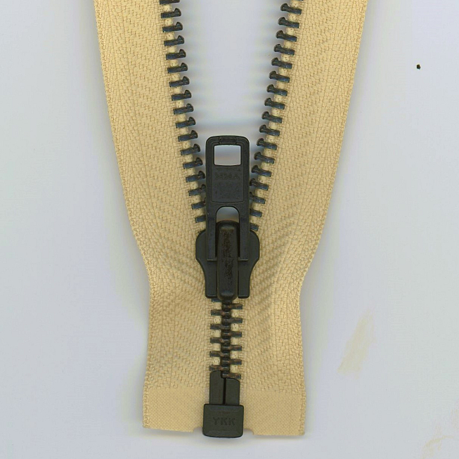 Cream No.8 Chunky Teeth Open-End Zip (9