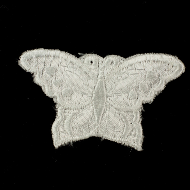 White Butterfly Motif, 10pcs