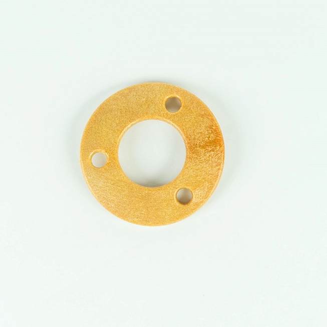 20mm Round Light Brown Ring Buckle