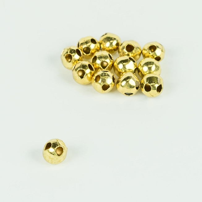 10mm Vintage Brass Ball Buttons, 25pcs