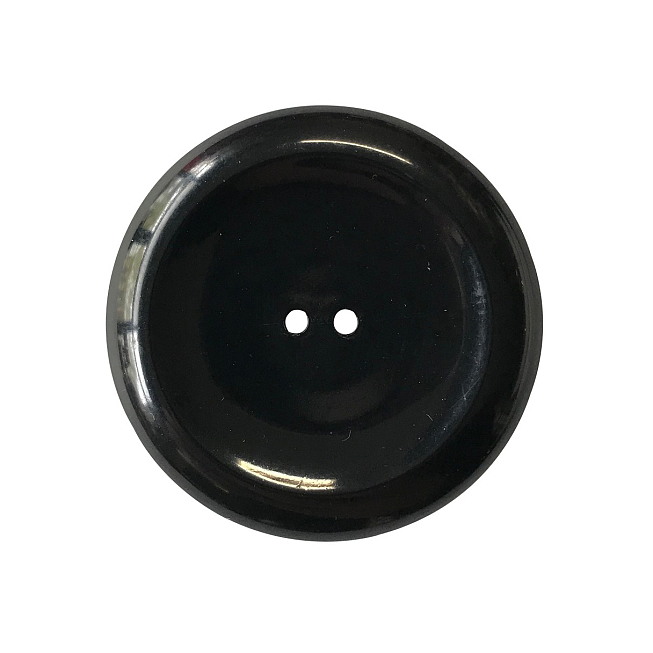 70L Giant Black Buttons, 25pcs