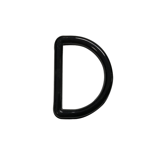 Nylon D-Rings, 100pcs
