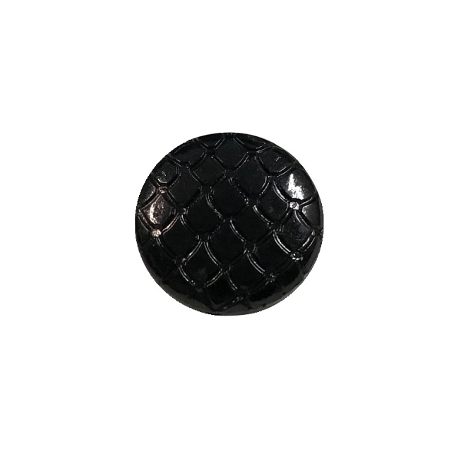 26L Black Scaly Shank Button, 100pcs