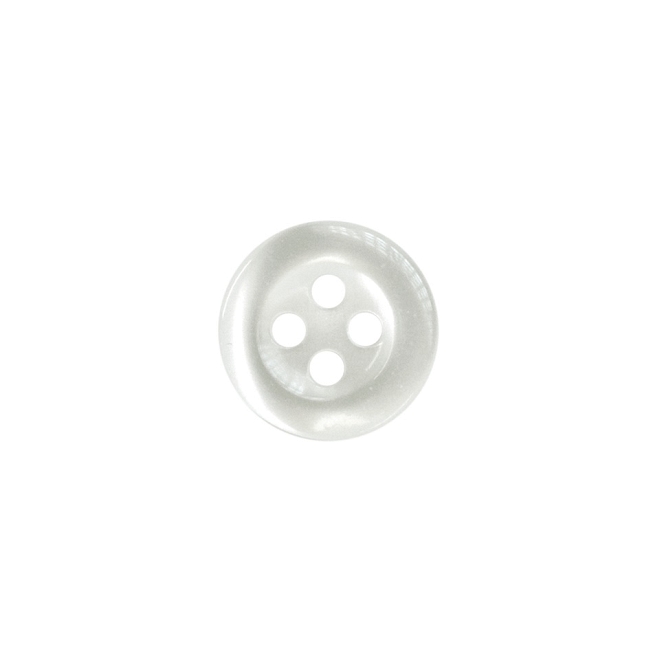 4-Hole Thick Rim Shiny Buttons, 100pcs