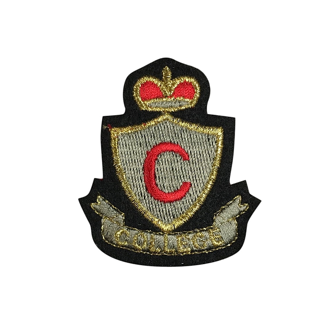 College Military Badges, 5pcs