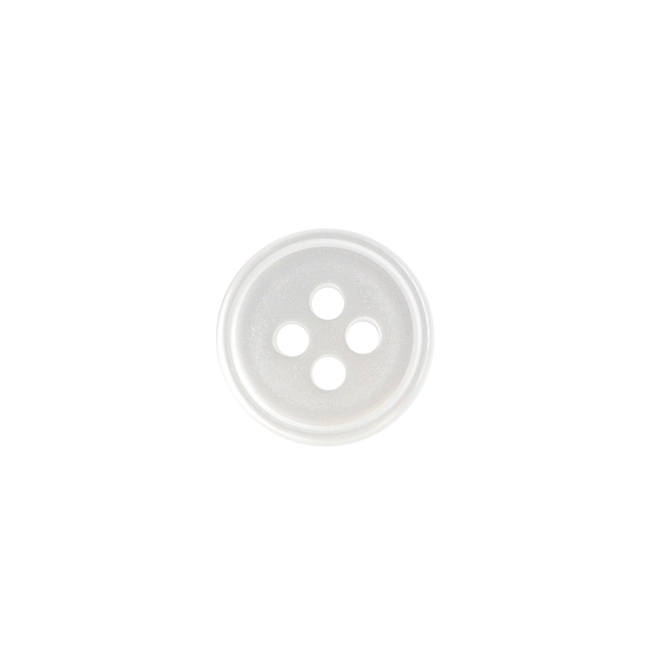 4-Hole Thin Rim Shirt Buttons, 100pcs