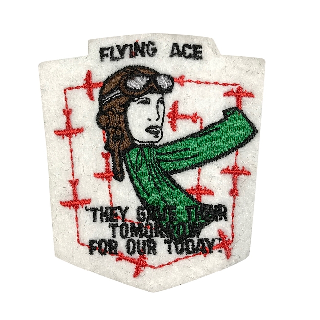 Flying Ace Badges, 5pcs