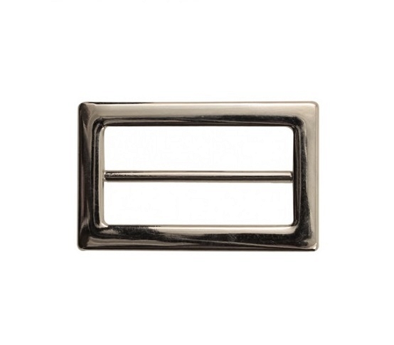 50mm Square Silver Slider Buckle