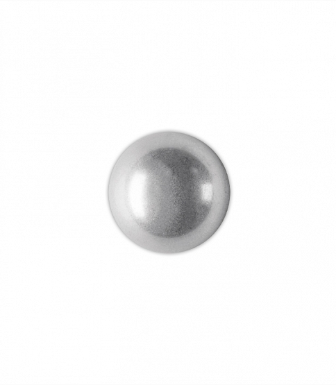 Silver Metal Half Ball Buttons, 25pcs