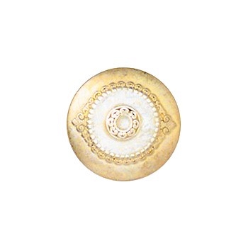 40L Gold Epoxy Metal Button, 25pcs