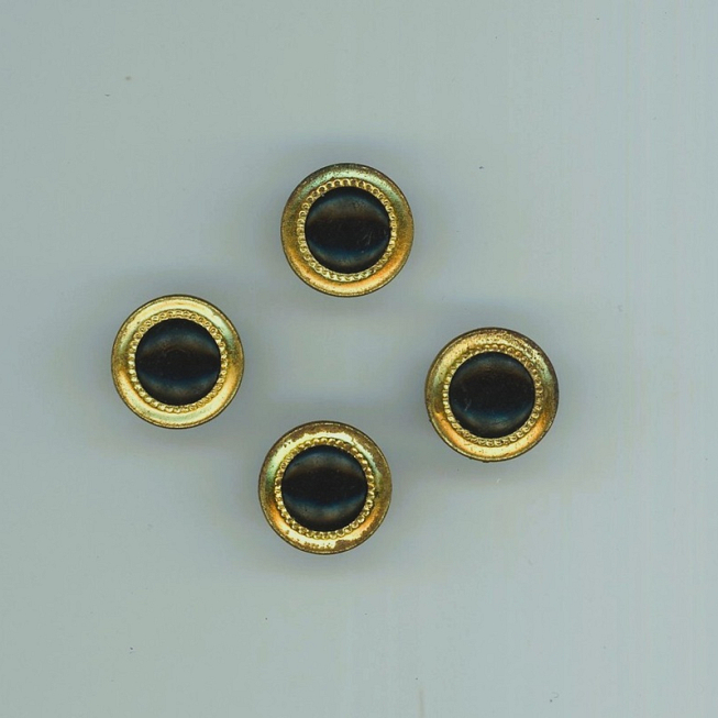 26L Vintage Epoxy Buttons, 25pcs
