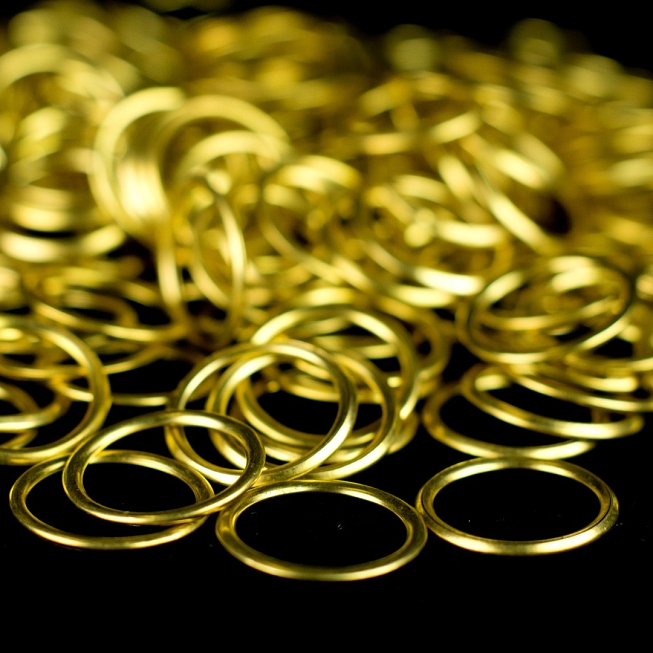 Brass Curtain Rings, 100pcs